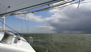 Sailing 50 km from A