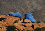 Painted rocks near T